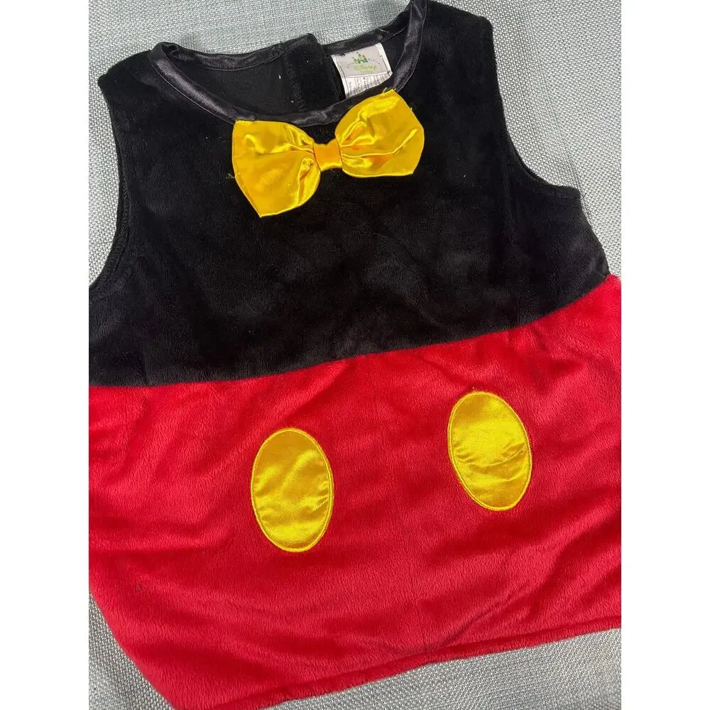 Disney Baby Mickey Mouse Costume sz 12-24 Months Boys Girls Soft Halloween